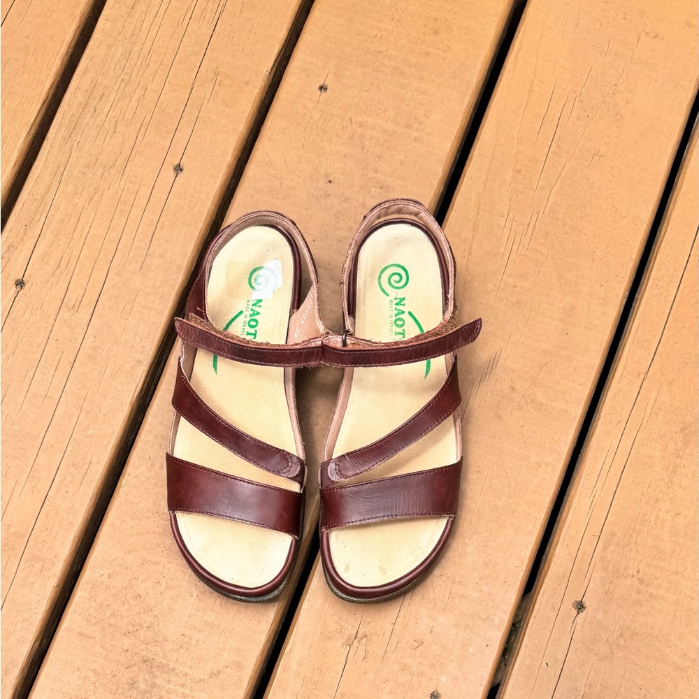 NAOT ETERA LEATHER SANDALS